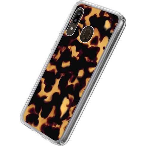 Tortoise Shell Galaxy A20 Clear Case